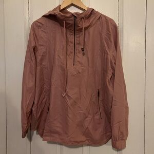 Me to We Pink Hooded Windbreaker Jacket